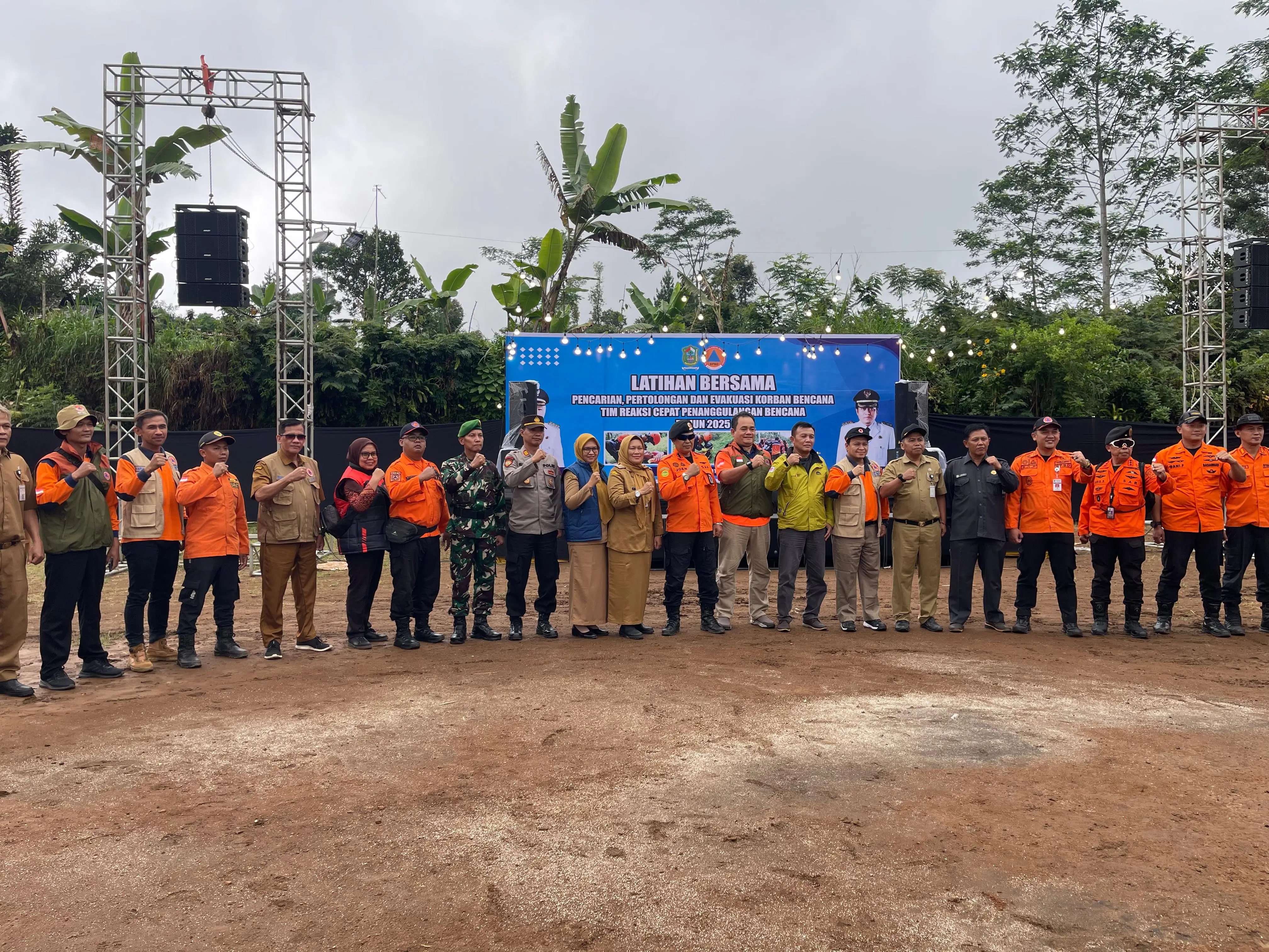 Perkuat Kemampuan Tanggap Darurat, BNPB Gelar Latihan Bersama Tim Reaksi Cepat BPBD Kabupaten Banjarnegara